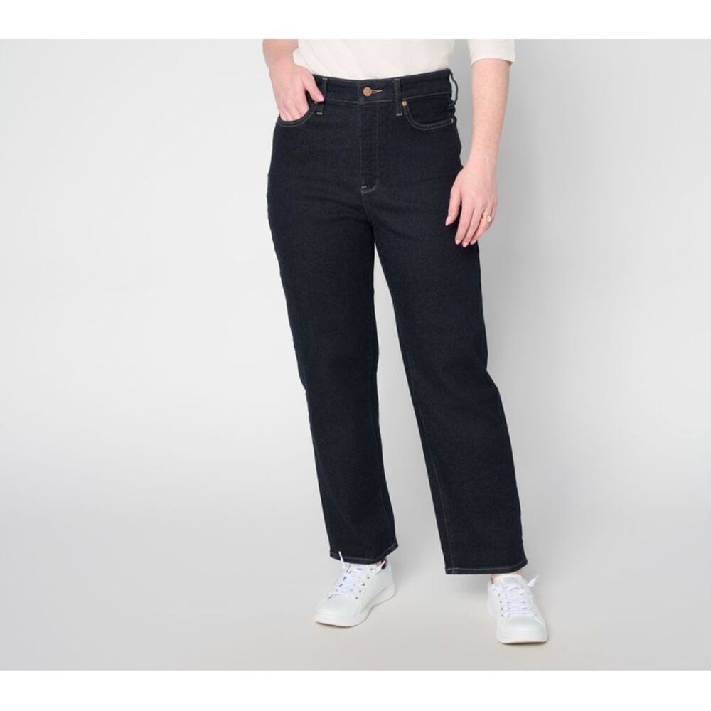 NYDJ Women's Pants Sz 14 Make Your Selection: Kasey Stovepipe Jeans Blue